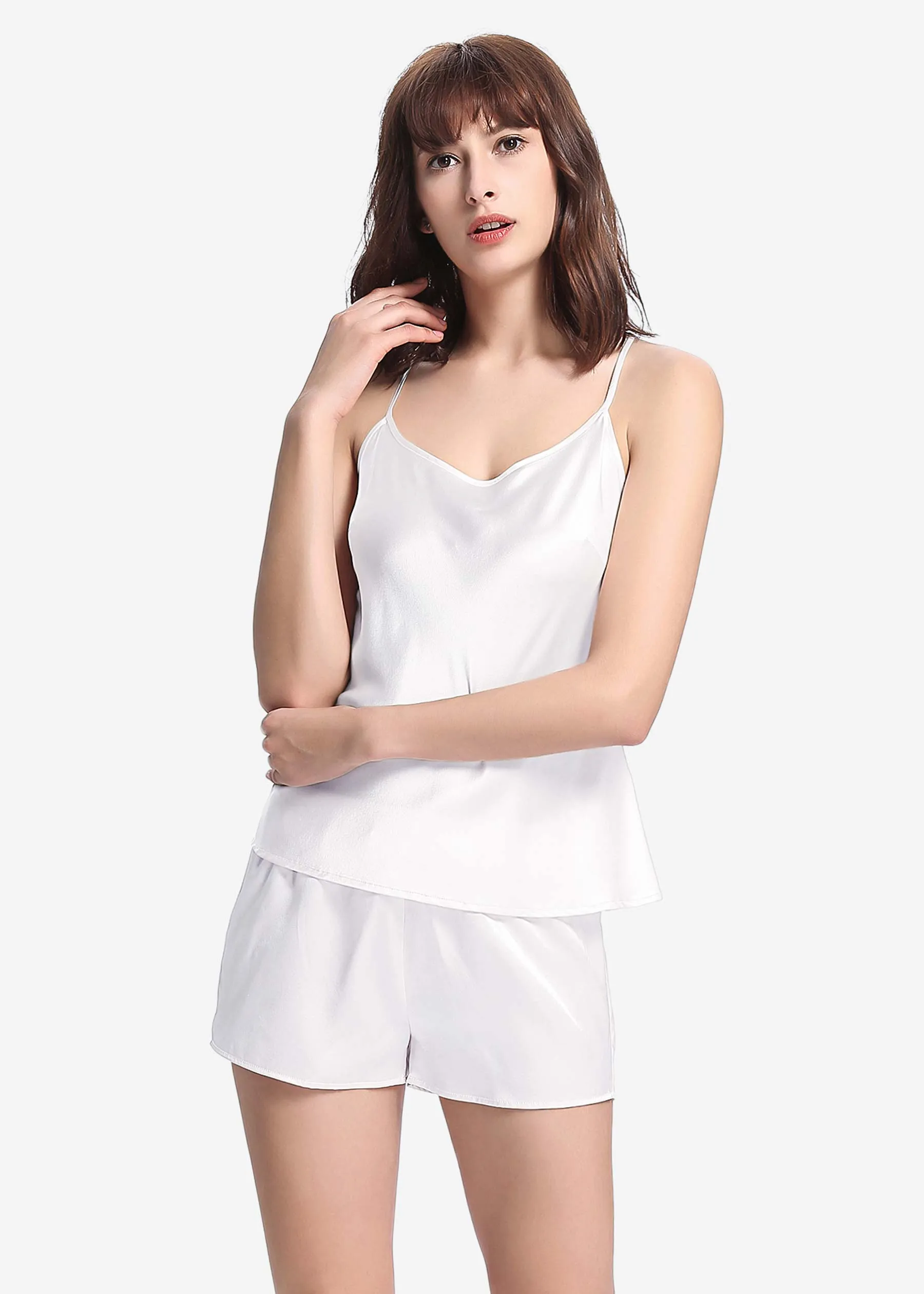 22 Momme Elegant Short Silk Camisole Set