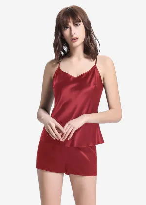 22 Momme Elegant Short Silk Camisole Set