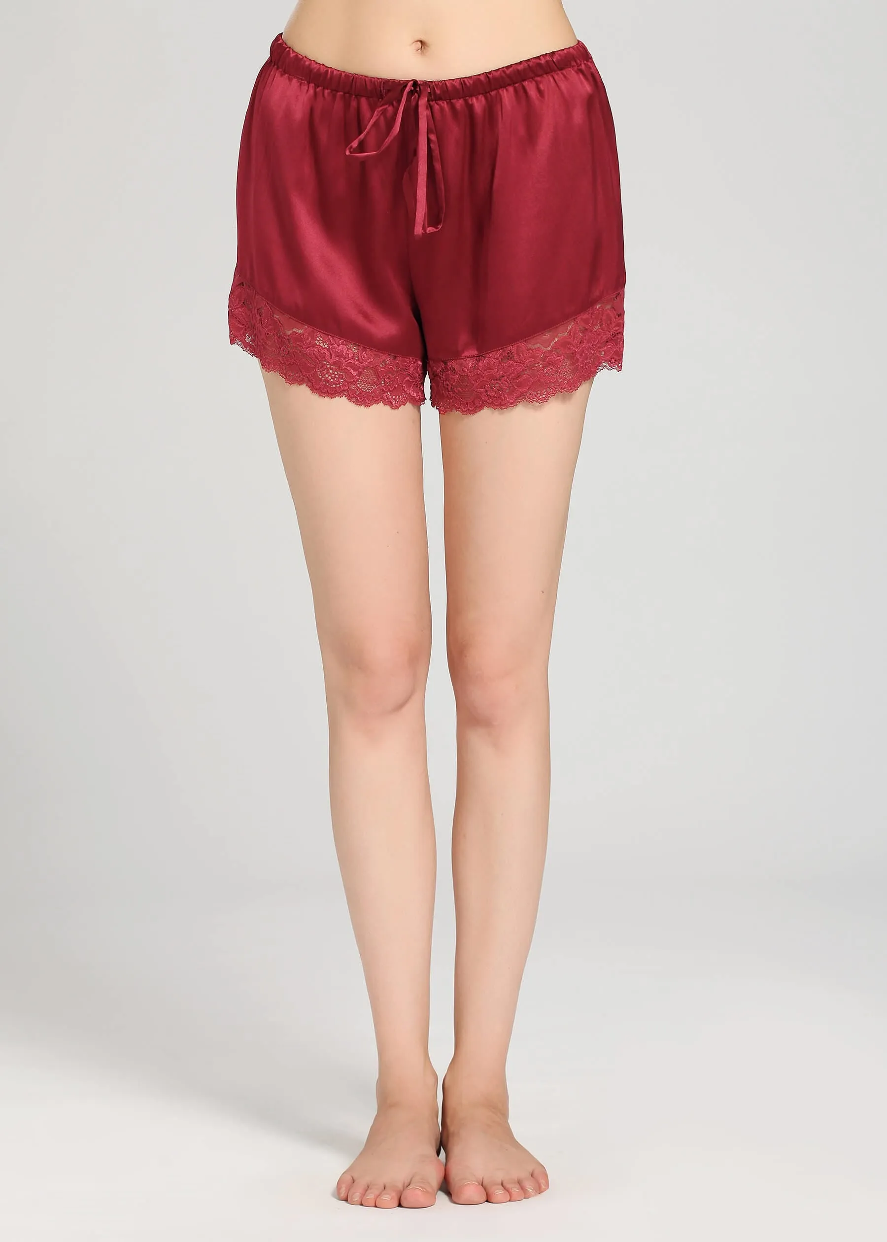 22 Momme Lace Silk Camisole & Robe Set