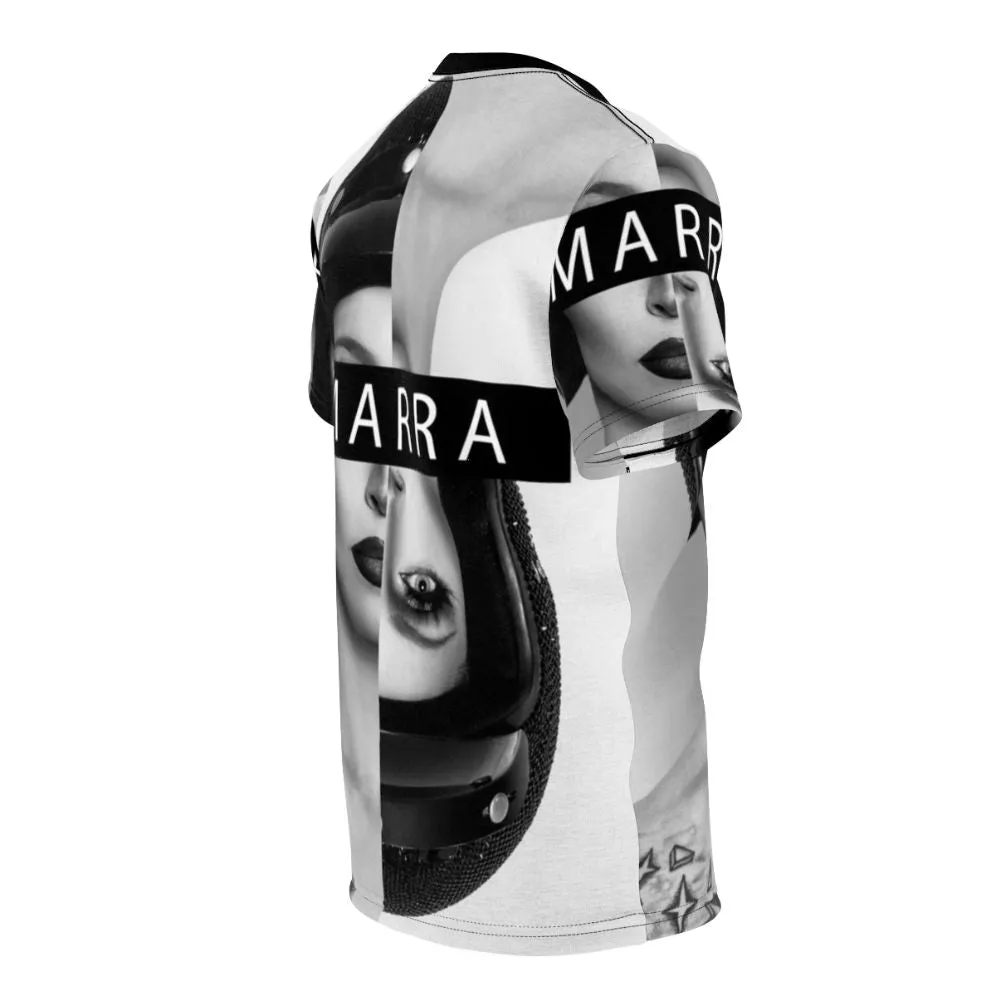 Abstract Split Screen Graphic T-Shirt - High-Quality Pop Art Design