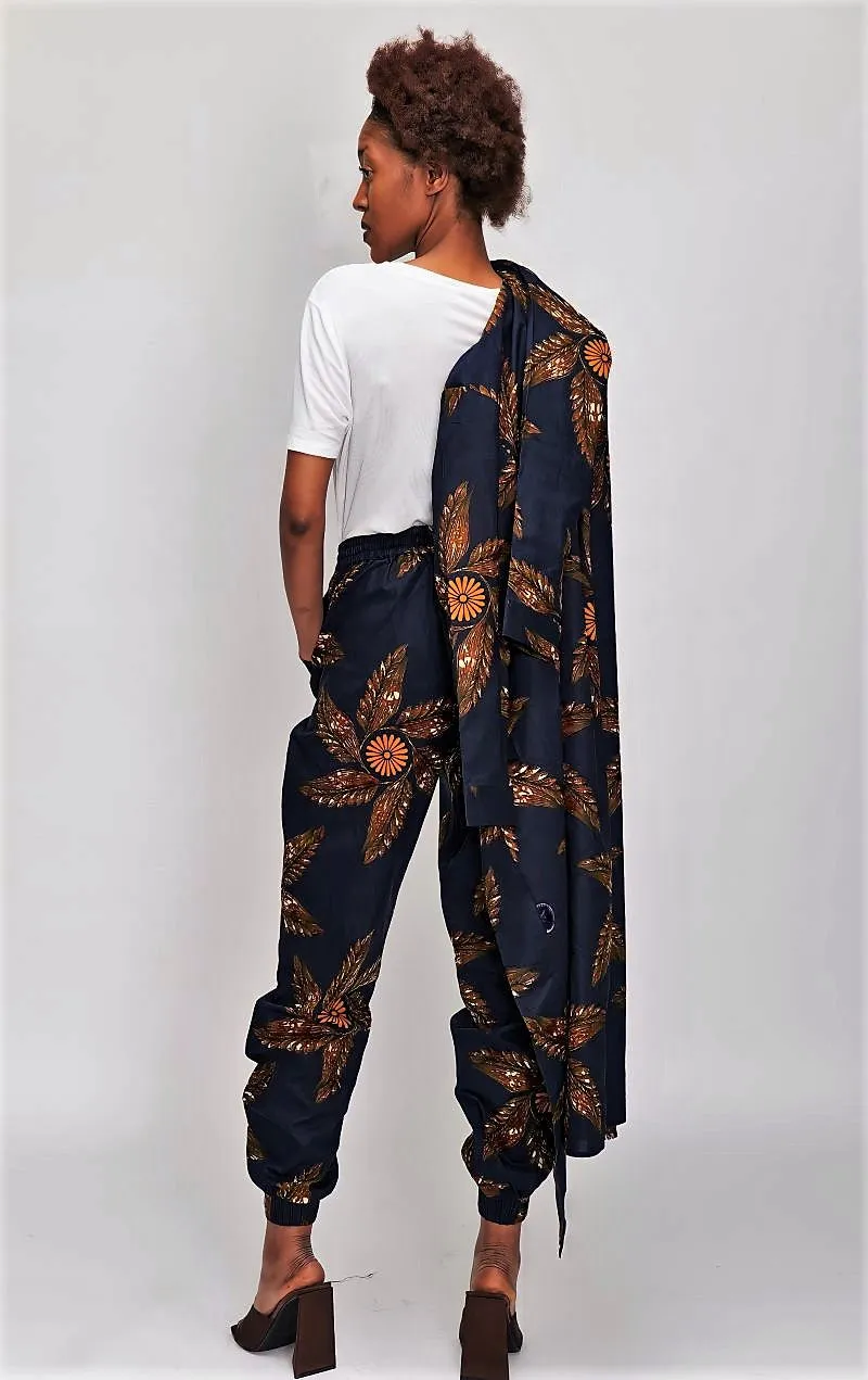 African Print Kimono Trousers