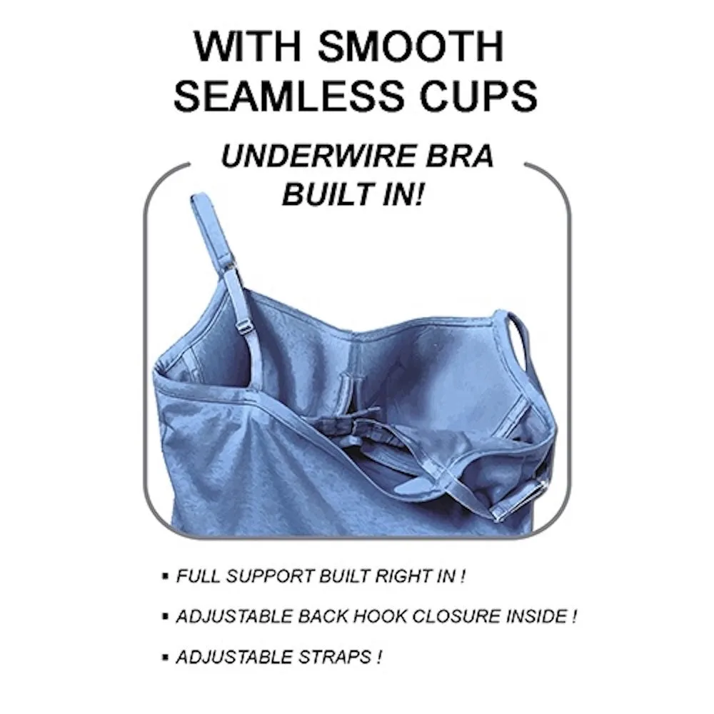Alessandra B Underwire Smooth Seamless Cup Sports Tank - M7721