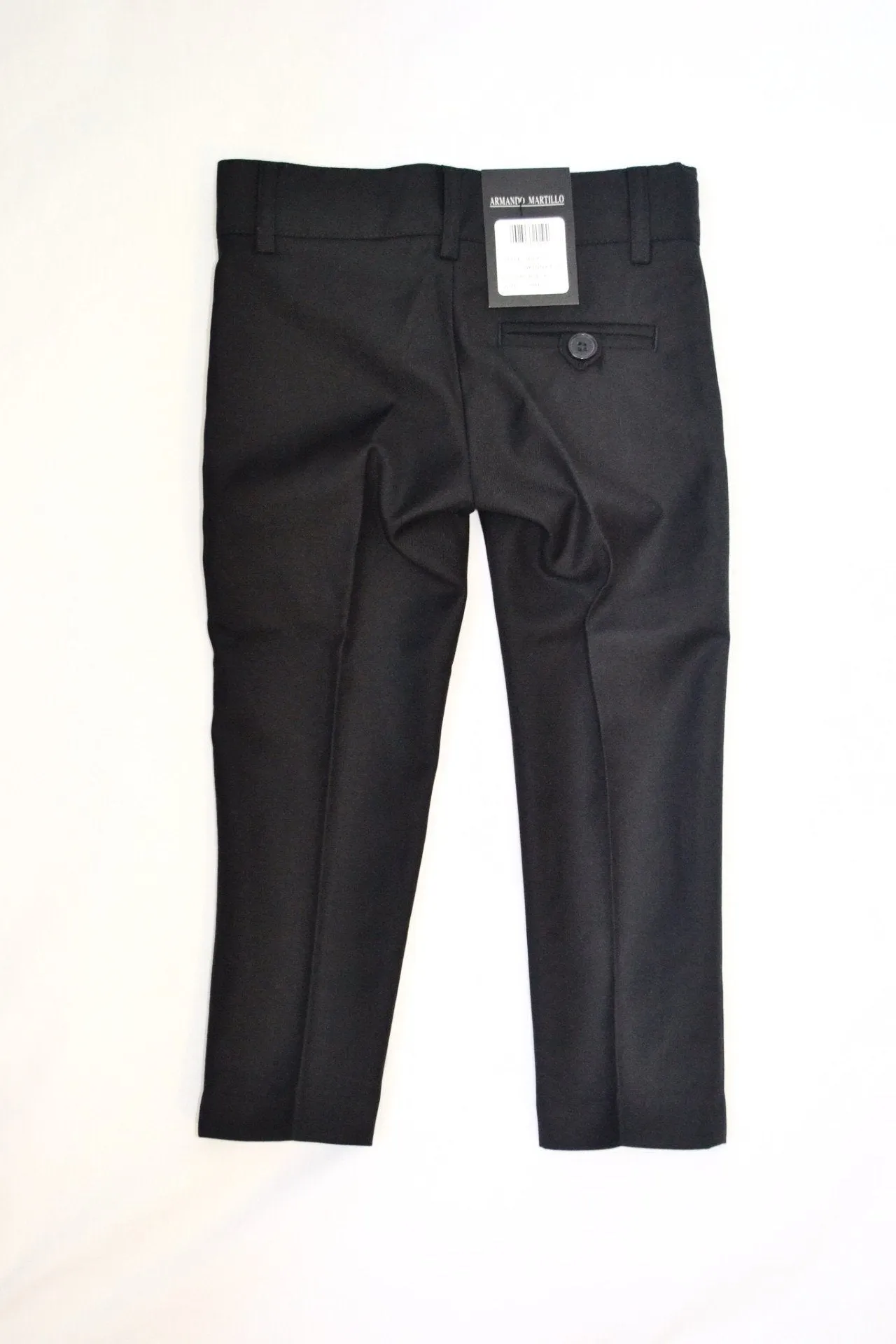 Armando Martillo Husky Slim Dress Pant - Black
