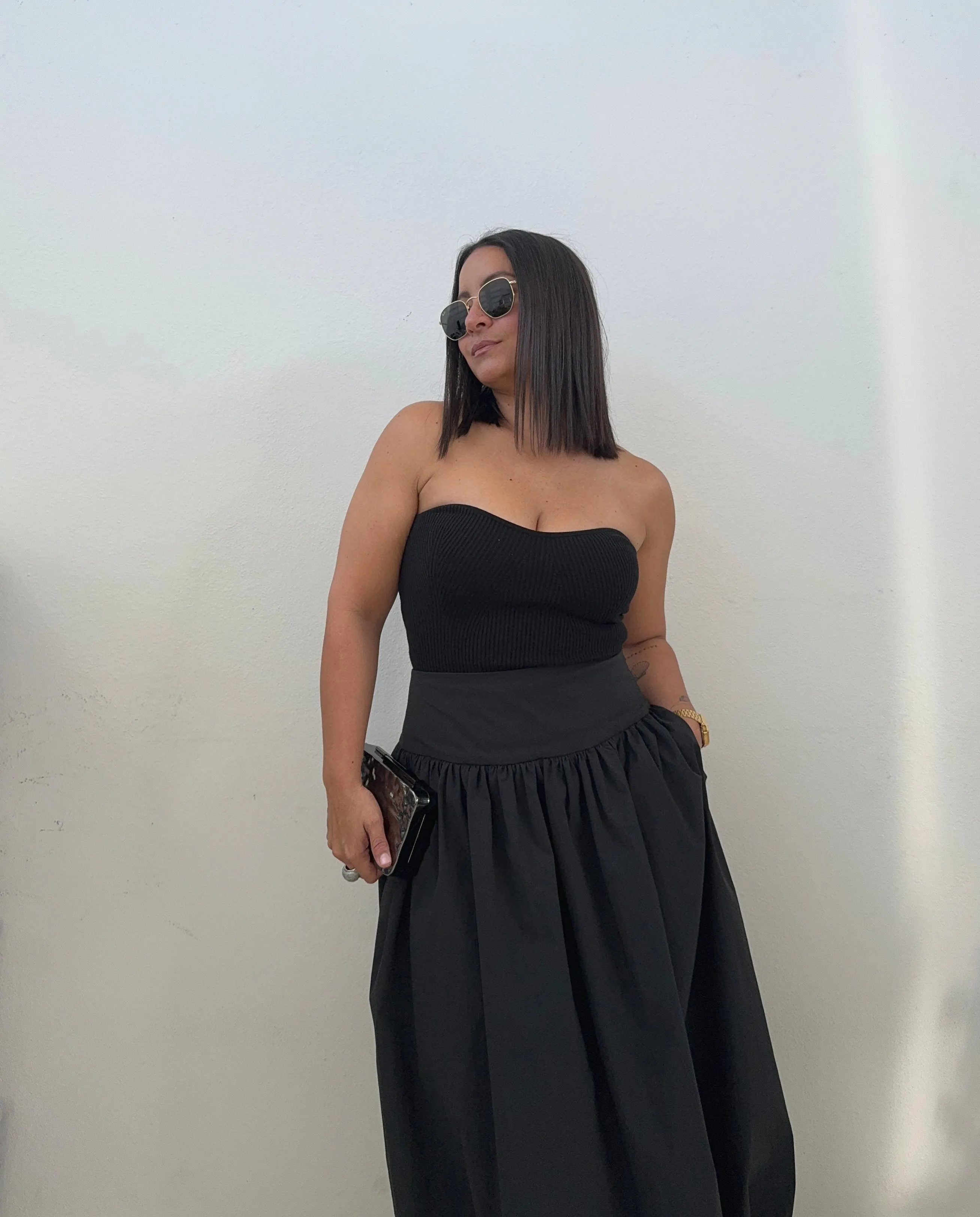 Ballon Midi Skirt