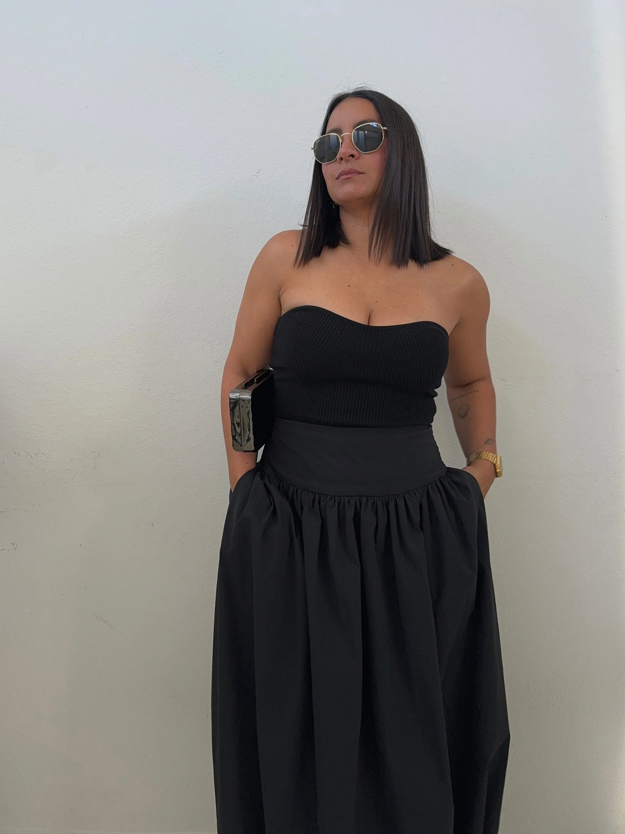 Ballon Midi Skirt