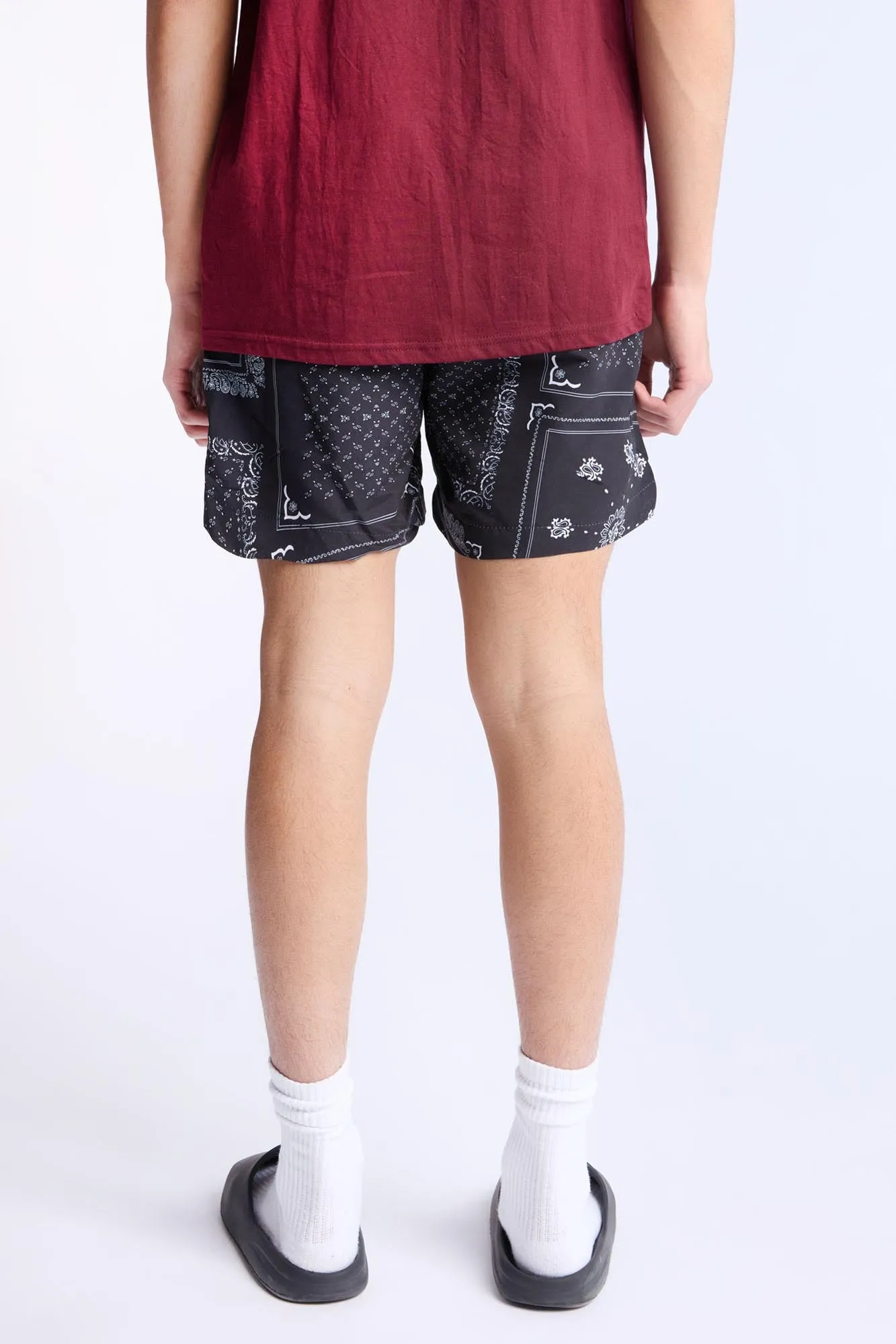 Bandana Printed 5.5" Swim Shorts