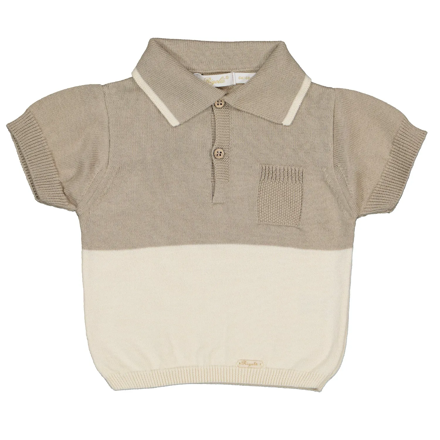 Beige Smart Polo & Shorts