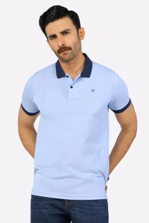 Blue Basic Polo