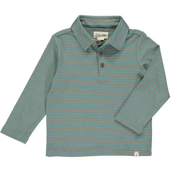 Blue Stripe Waverly Polo
