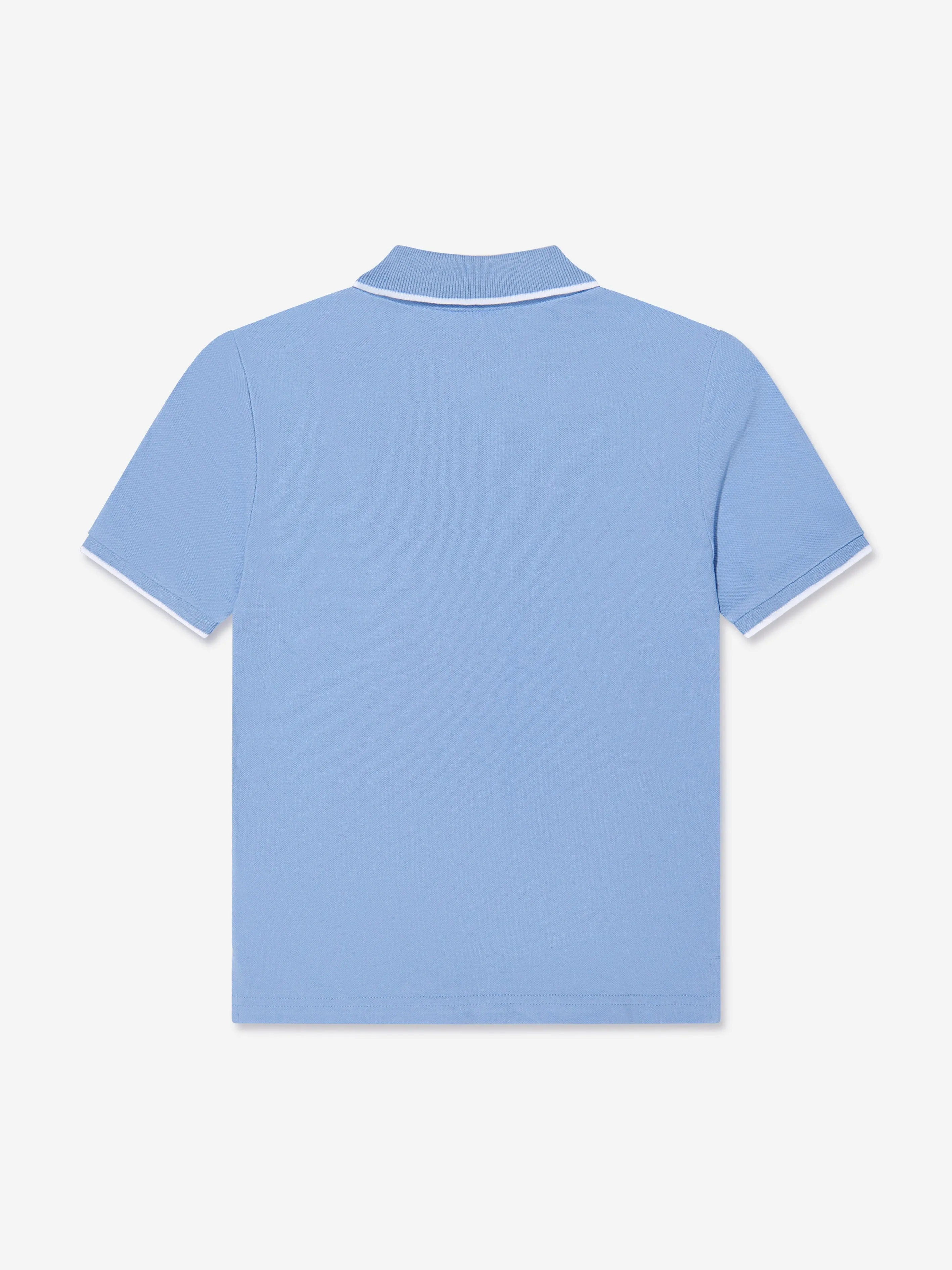 BOSS Boys Logo Polo Shirt In Blue