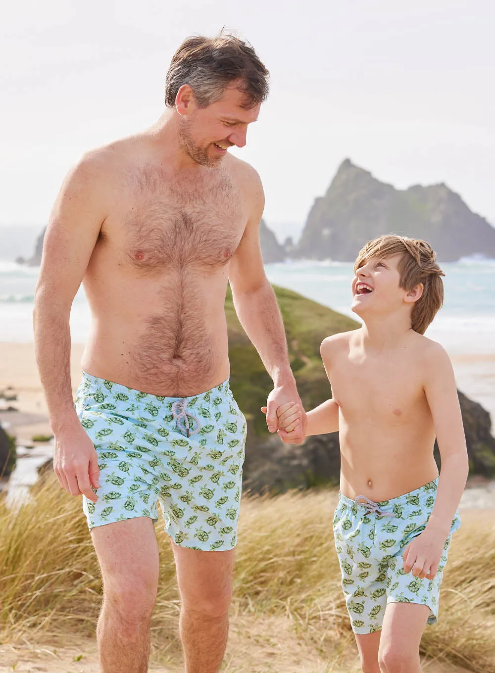 Boys Swimshorts in Turtle