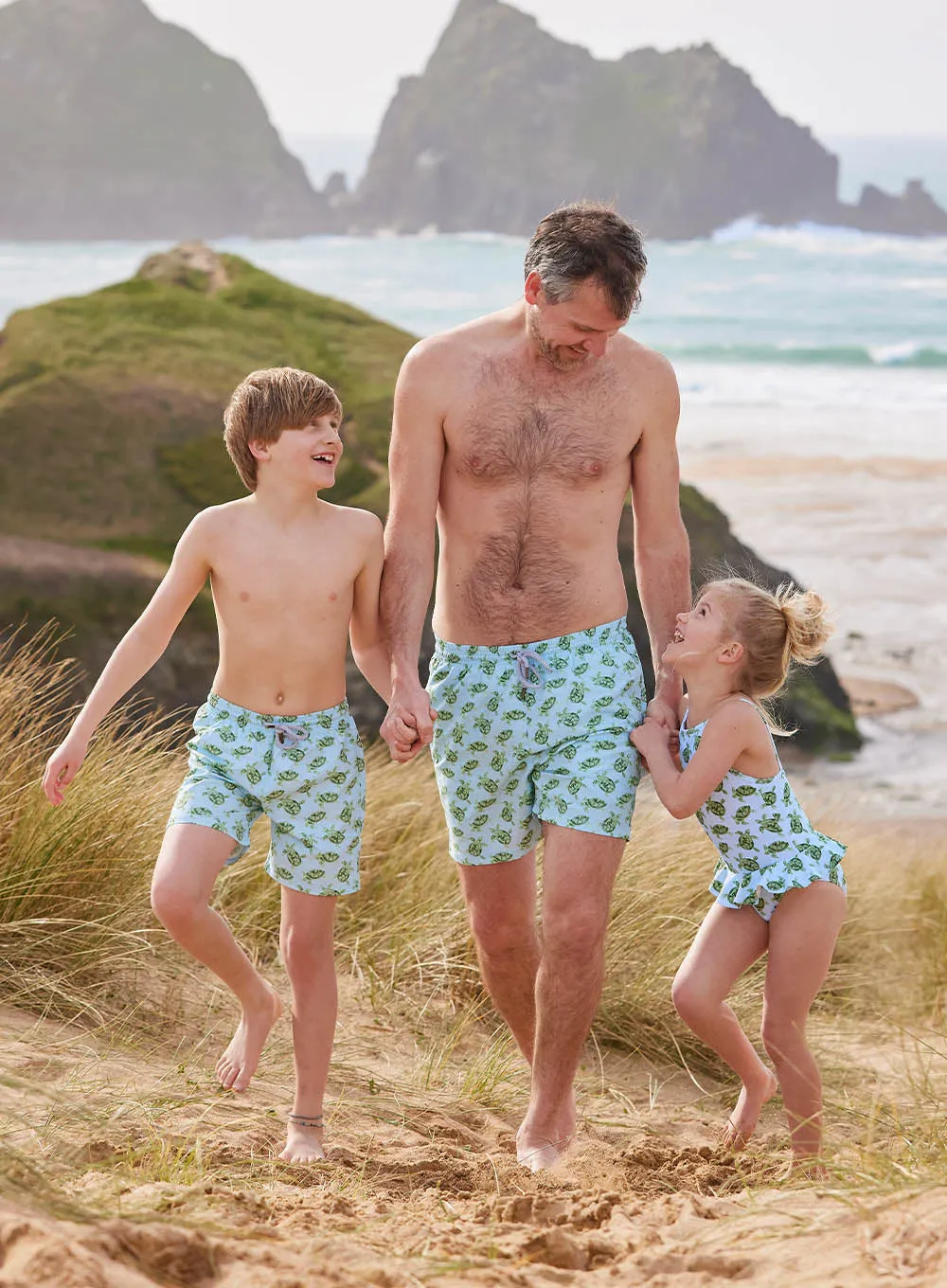 Boys Swimshorts in Turtle