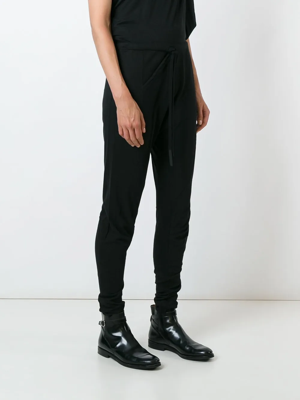 Cashmere Slim Pant Black