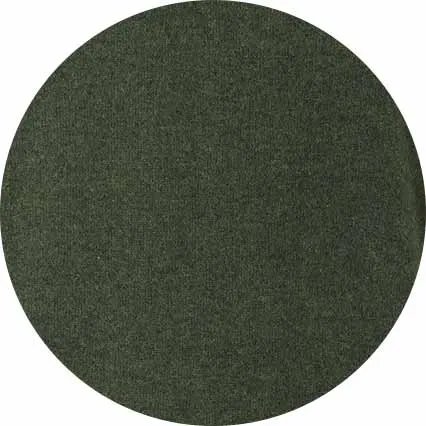 Dark Green Merino Wool Cashmere Zip Neck Long Sleeve Polo Shirt