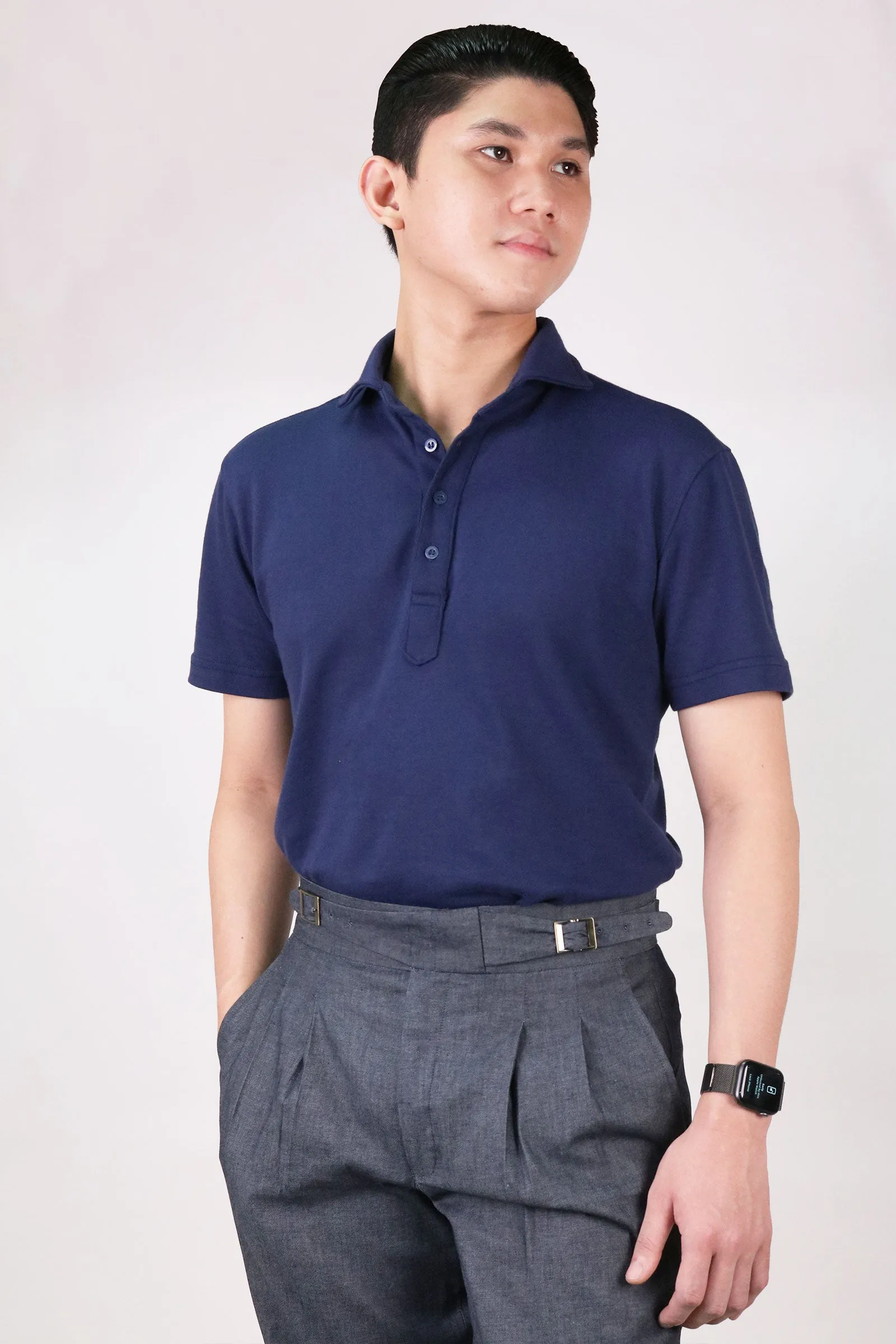 Dark Navy Smart Polo Shirt