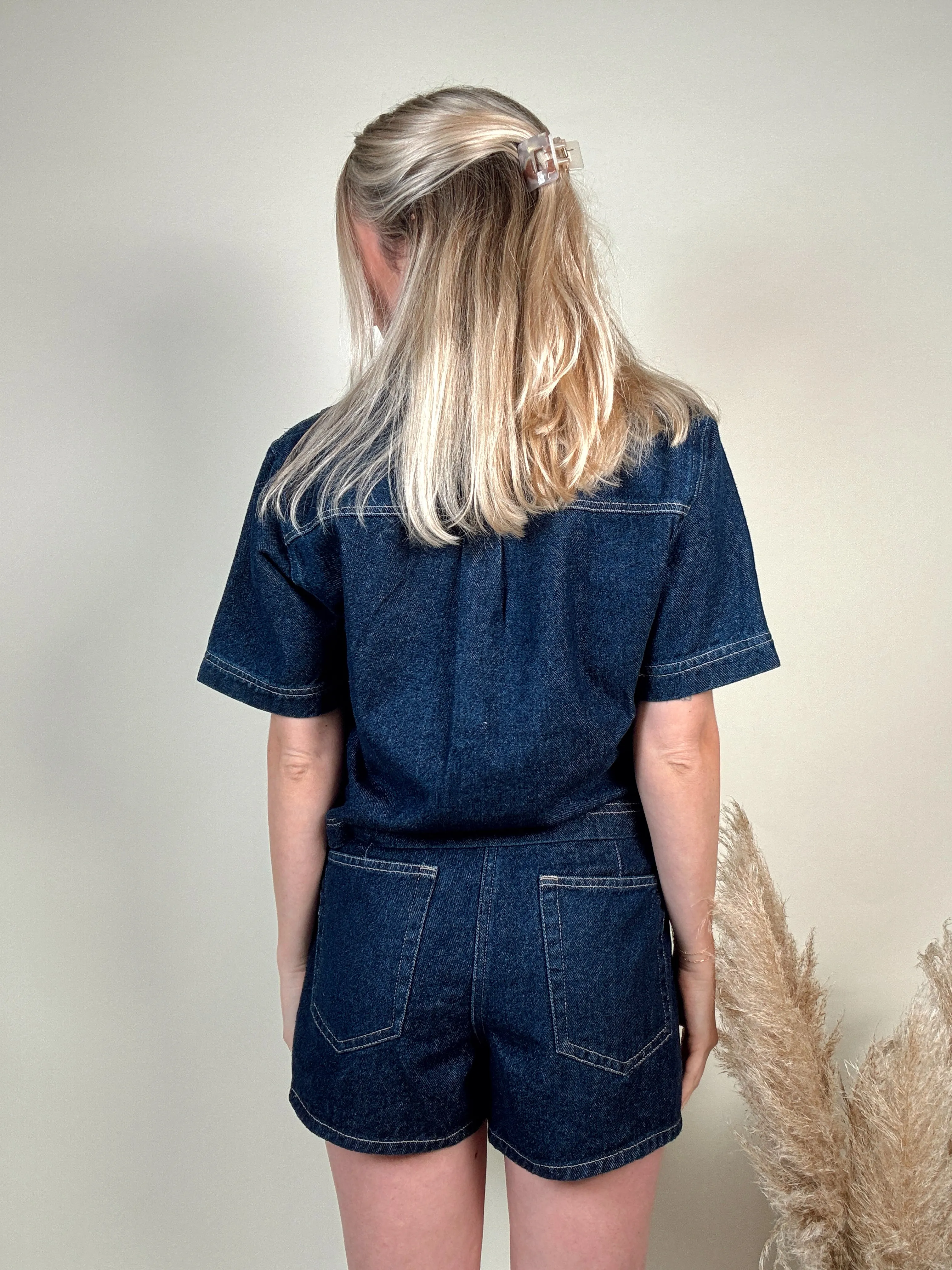 Denim Skort and Top Set