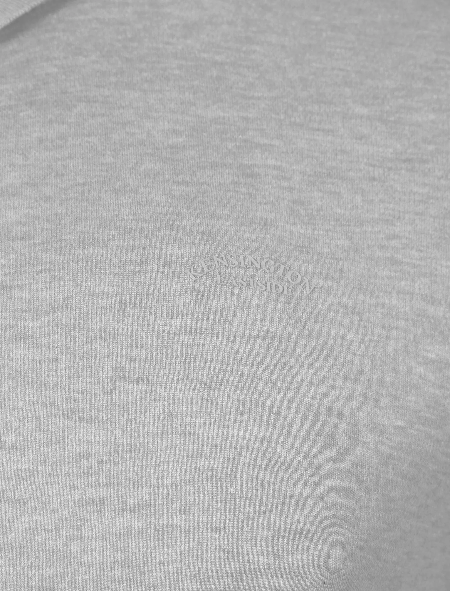 Densley Cotton Blend Polo Shirt In Light Grey Marl - Kensington Eastside