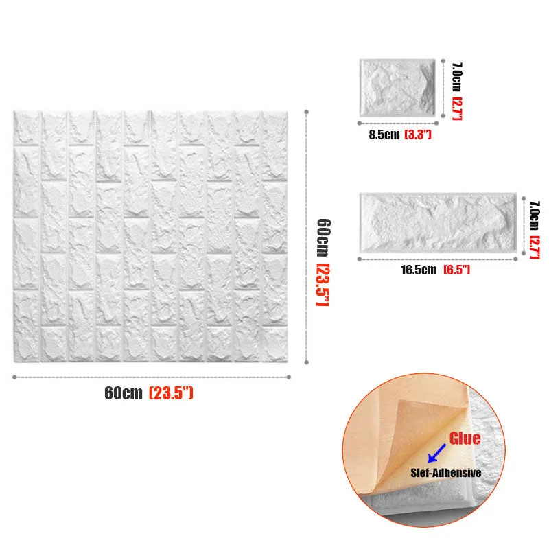 DIY Self Adhesive 3D Wall Stickers