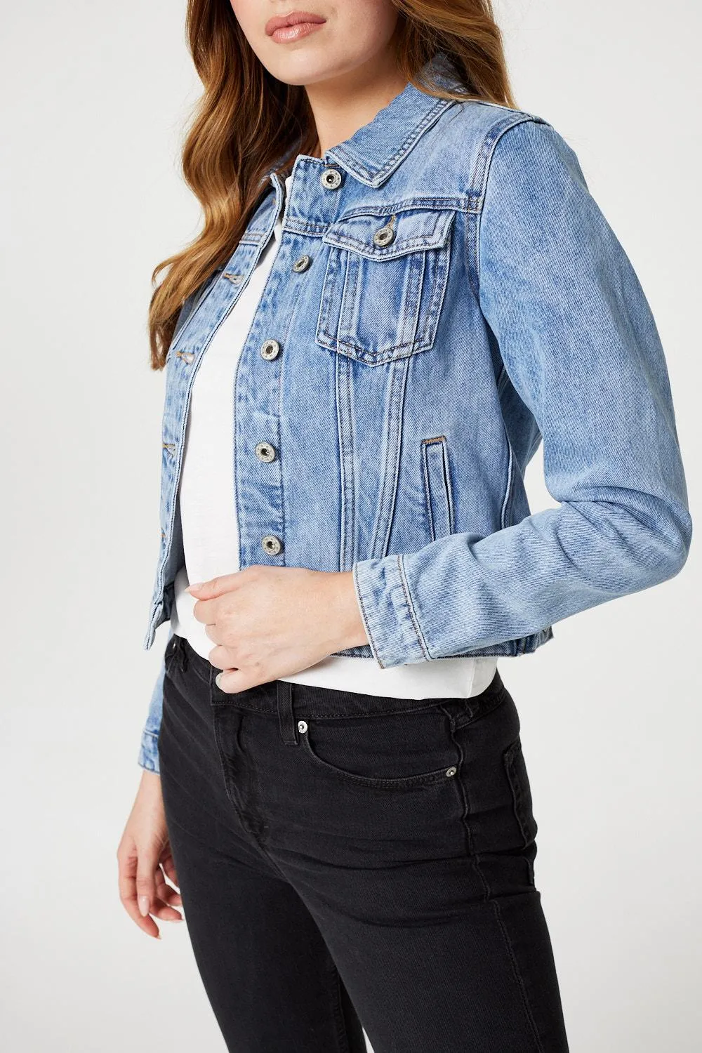 Embellished Back Cropped Jacket