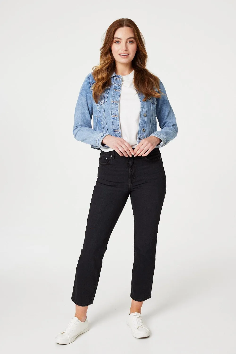 Embellished Back Cropped Jacket