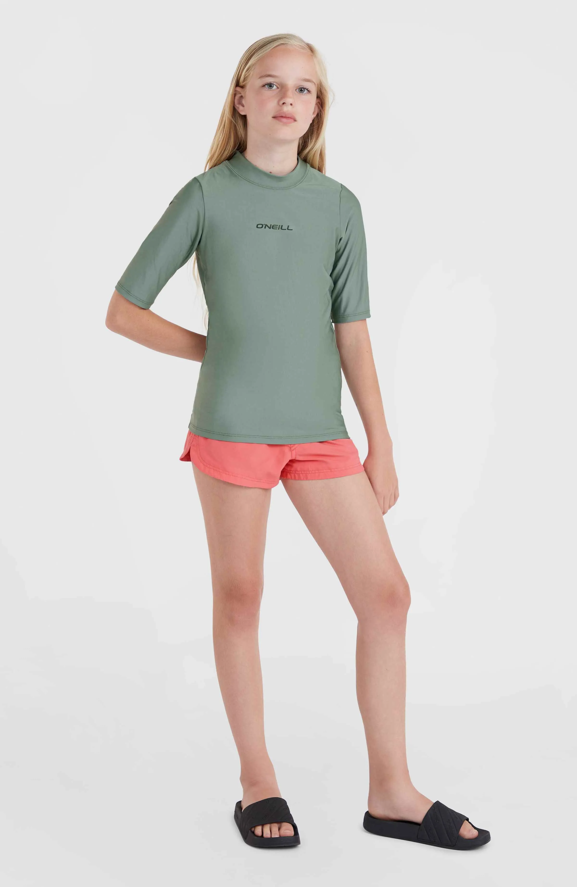 Essentials Anglet Solid 10\" Swimshorts | Rose Parade"