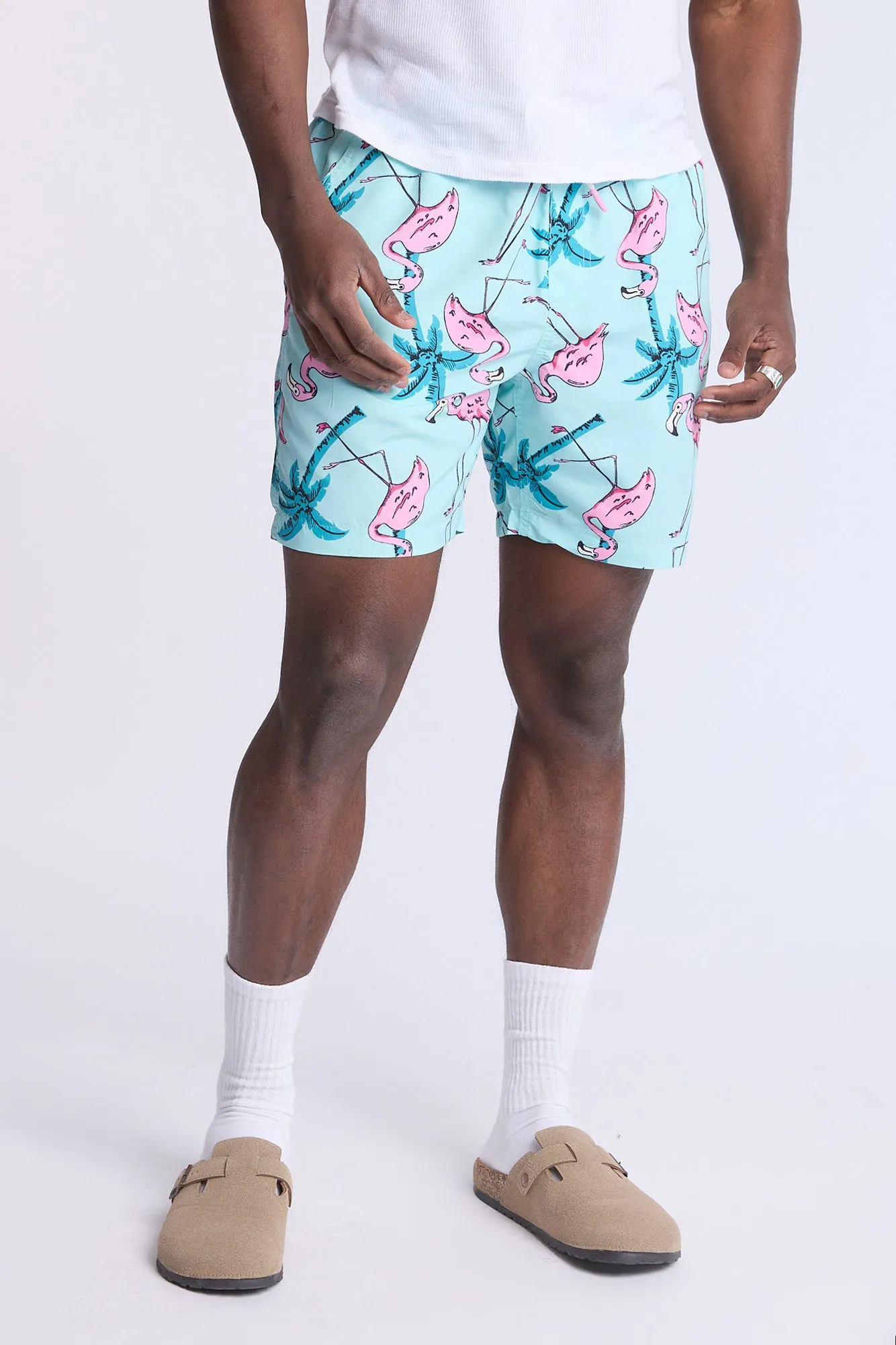 Flamingo 7" Swim Shorts