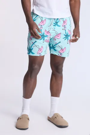 Flamingo 7" Swim Shorts