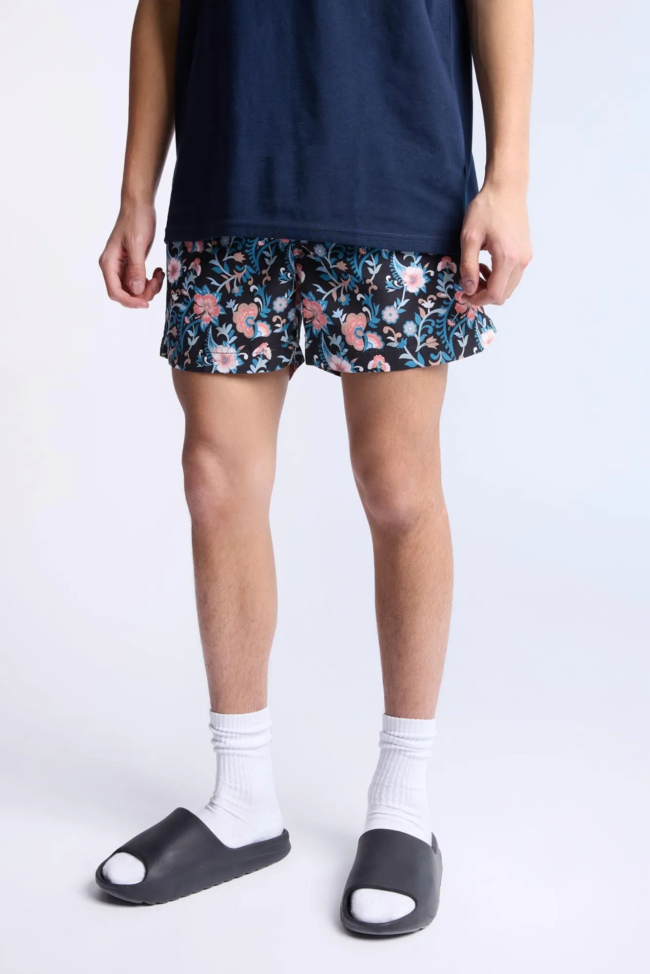 Floral Printed 5.5" Swim Shorts
