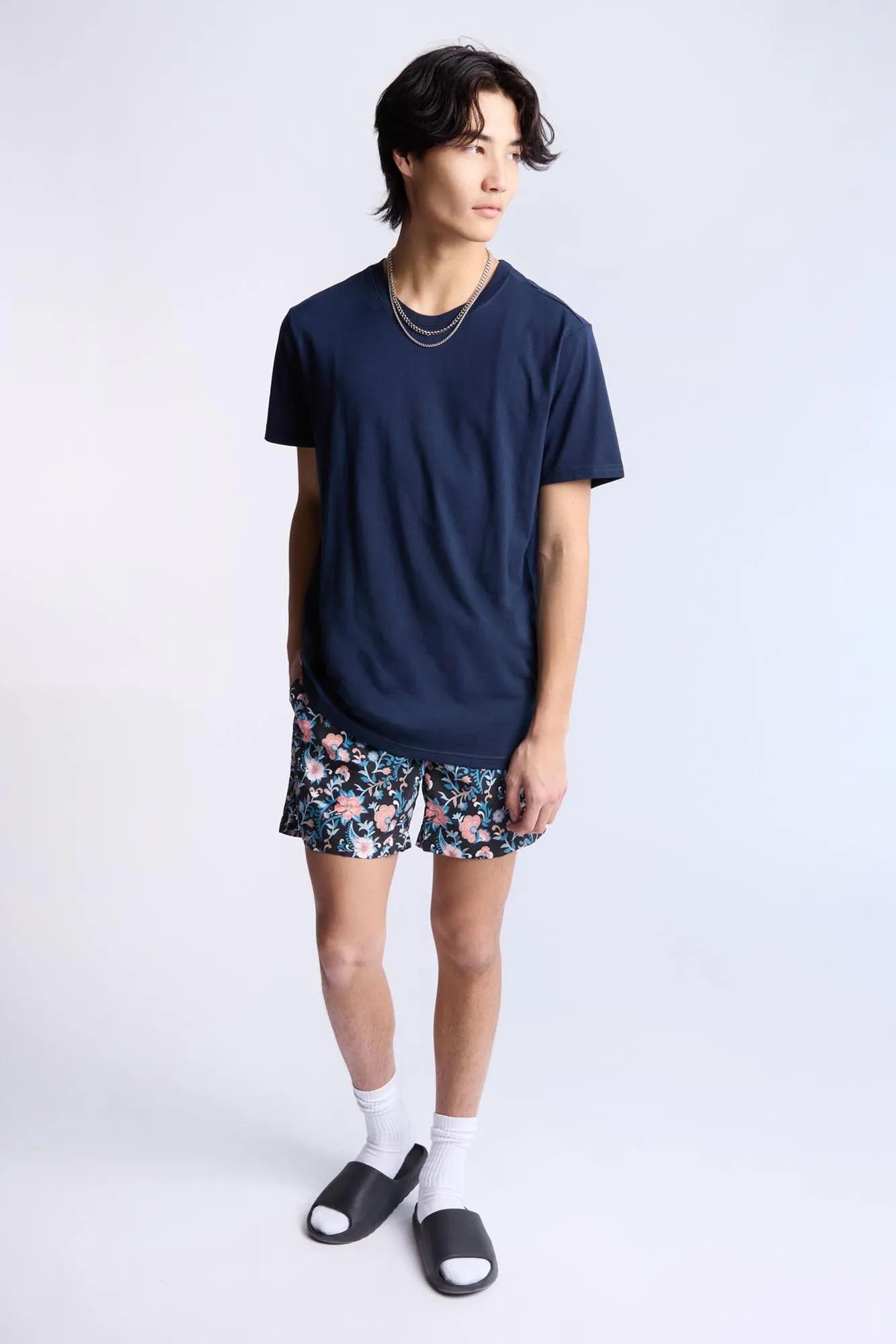 Floral Printed 5.5" Swim Shorts