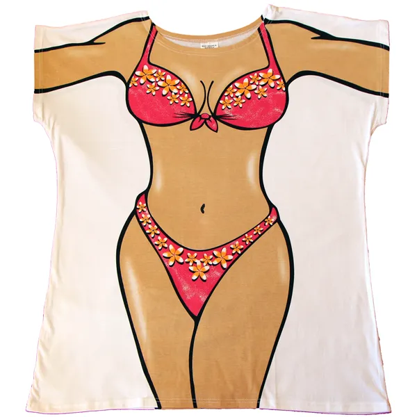Frangipani Pink Women's Cover Up