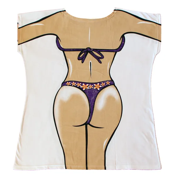 Frangipani Purple Women's Cover Up