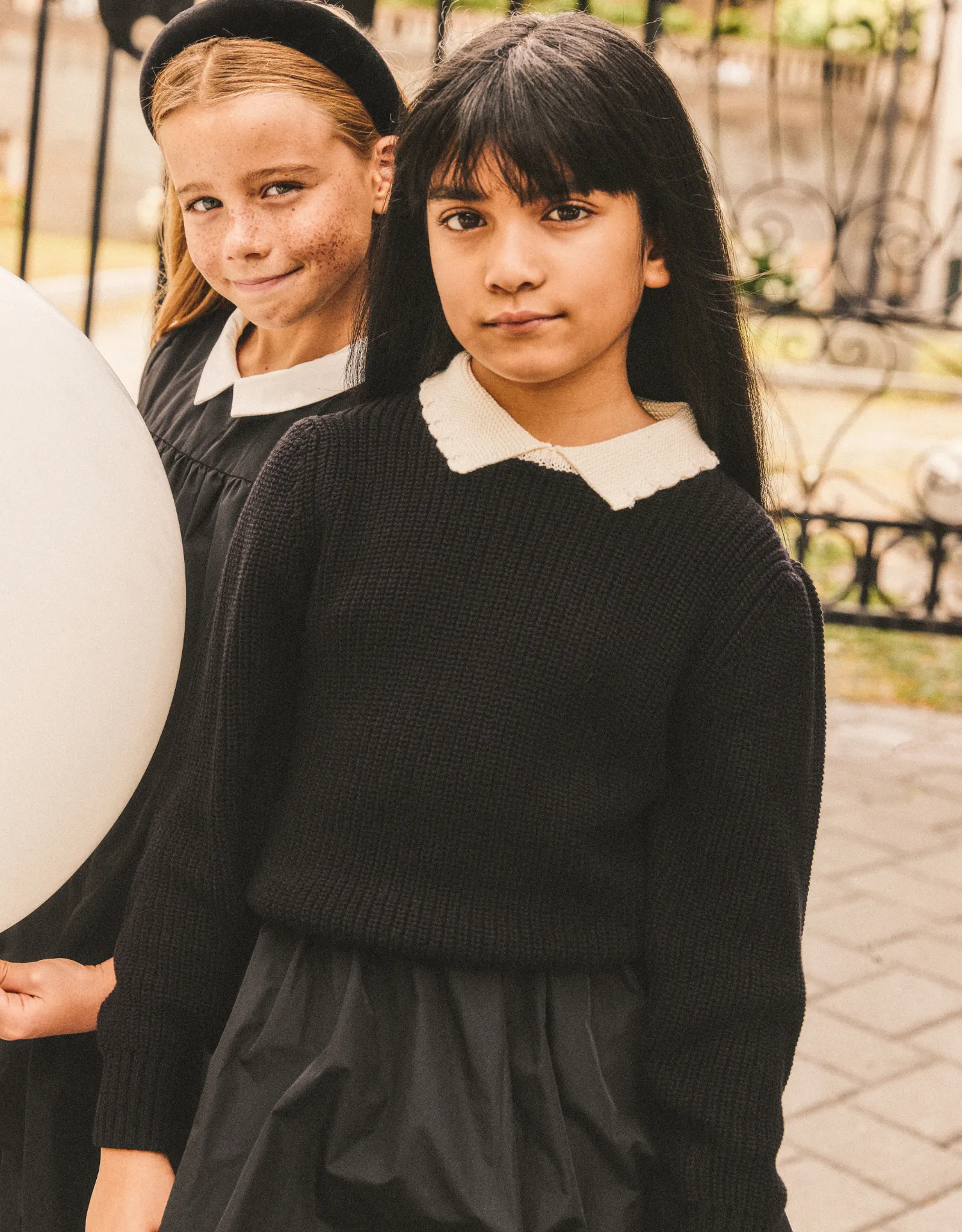 Girls Collared Sweater