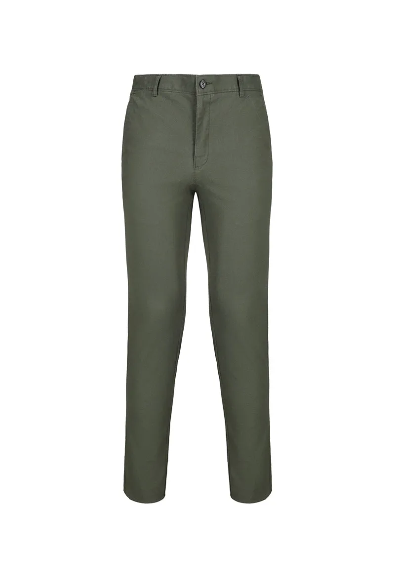 Green cotton chino - NPBWFTRS-23