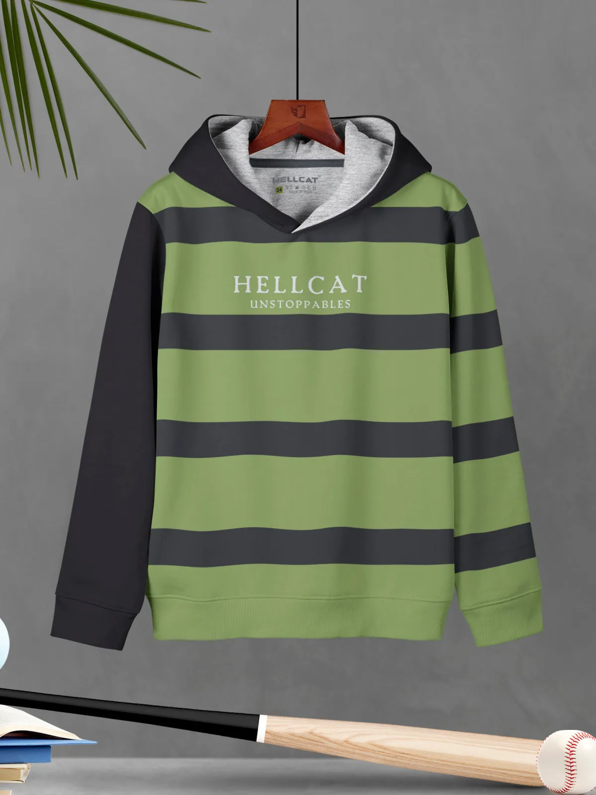 HELLCAT Printed Cotton Blend Hoodie Sweatshirt For Boys - Pack of 2