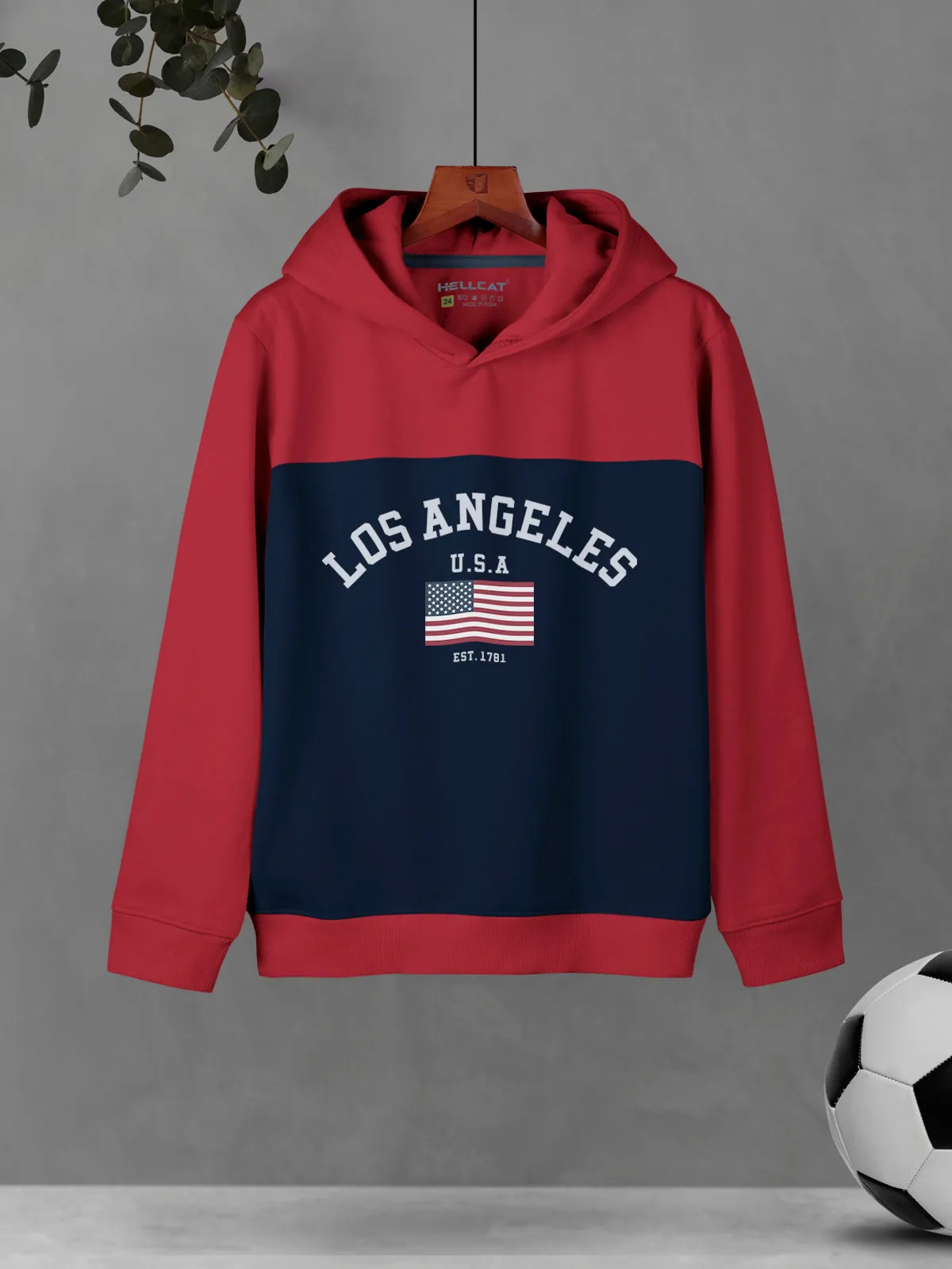 HELLCAT Printed Cotton Blend Hoodie Sweatshirt For Boys - Pack of 2