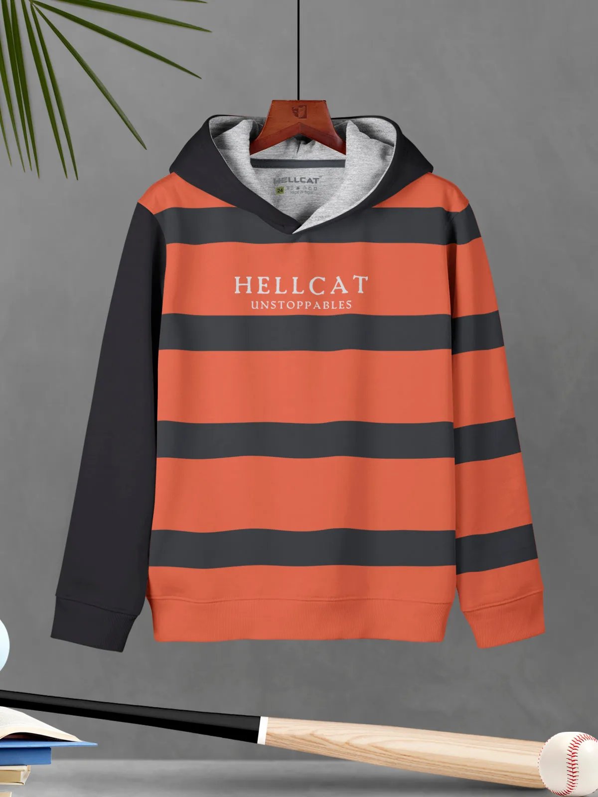 HELLCAT Printed Cotton Blend Hoodie Sweatshirt For Boys - Pack of 2