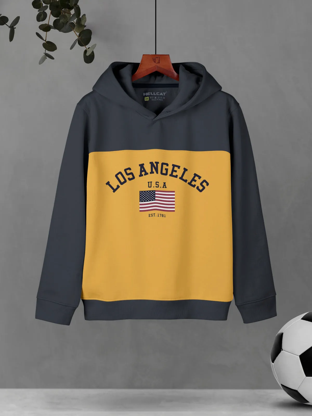 HELLCAT Printed Cotton Blend Hoodie Sweatshirt For Boys - Pack of 2
