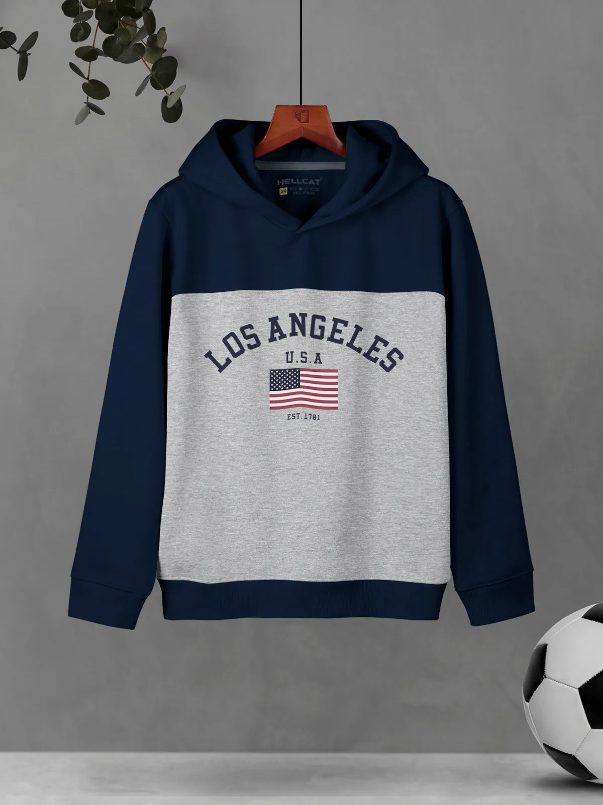 HELLCAT Printed Cotton Blend Hoodie Sweatshirt For Boys - Pack of 2