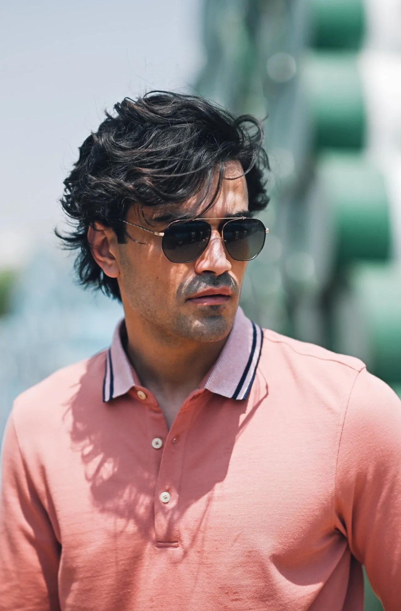 Jacquard Collar Polo