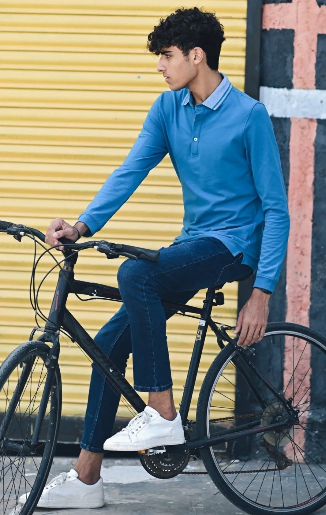 Jacquard Collar Polo