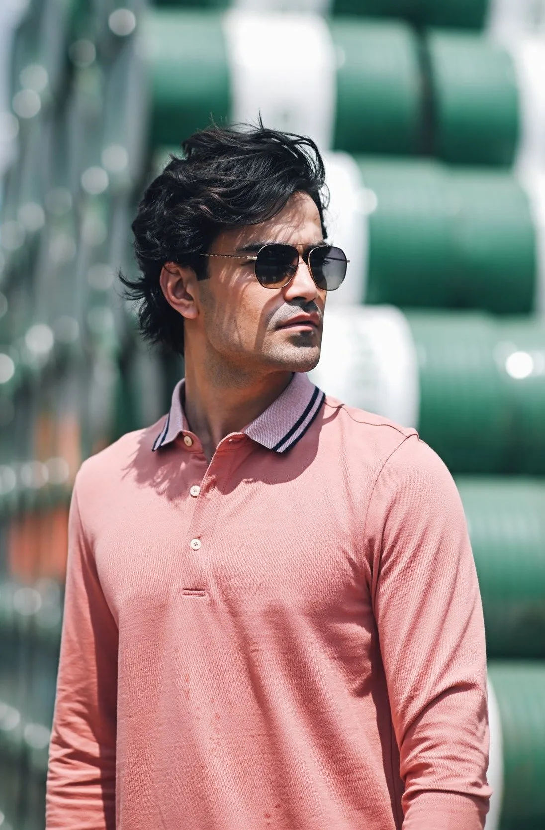 Jacquard Collar Polo