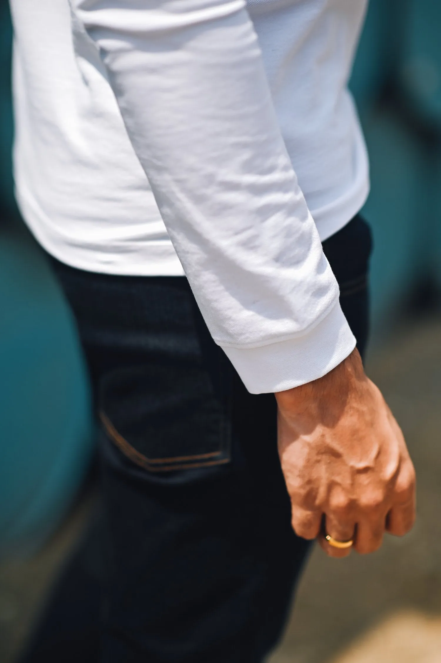 Jacquard Collar Polo