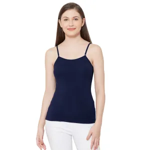JSC-818 Spaghetti Camisole-Navy Blue