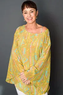 Kaftan Blouse Green Pastel -SALE