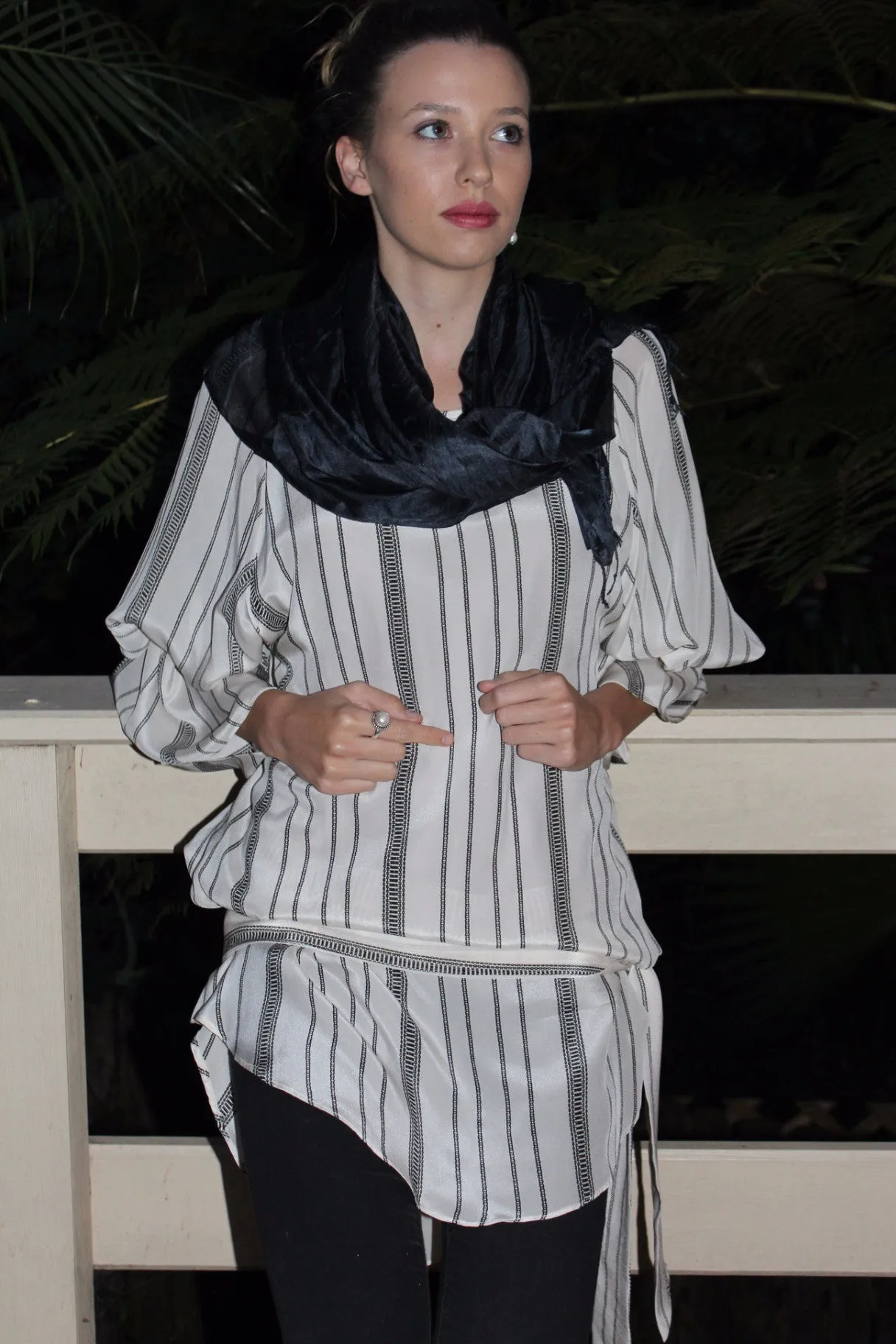 Kaftan Blouse Vintage Stripe -SALE