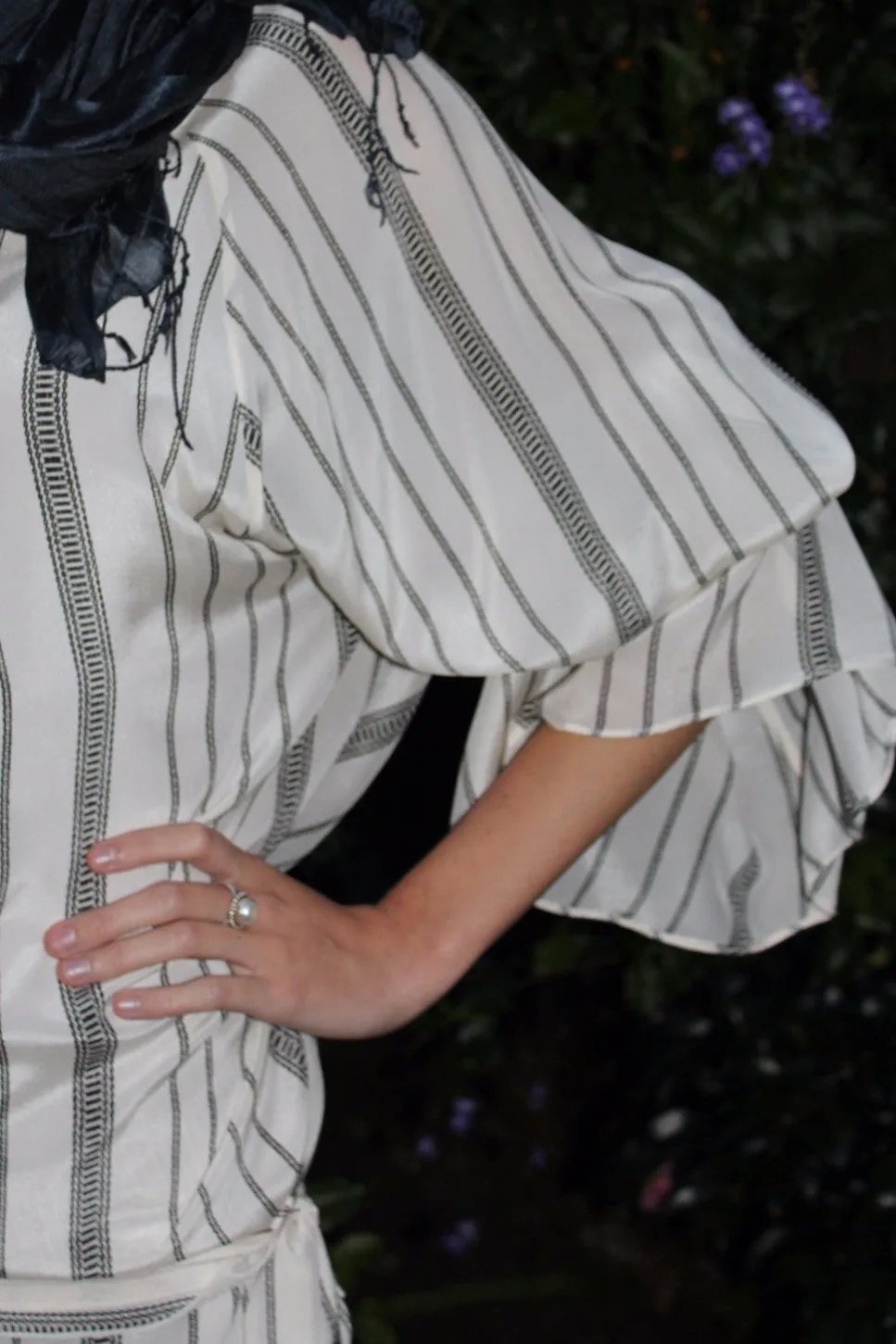 Kaftan Blouse Vintage Stripe -SALE