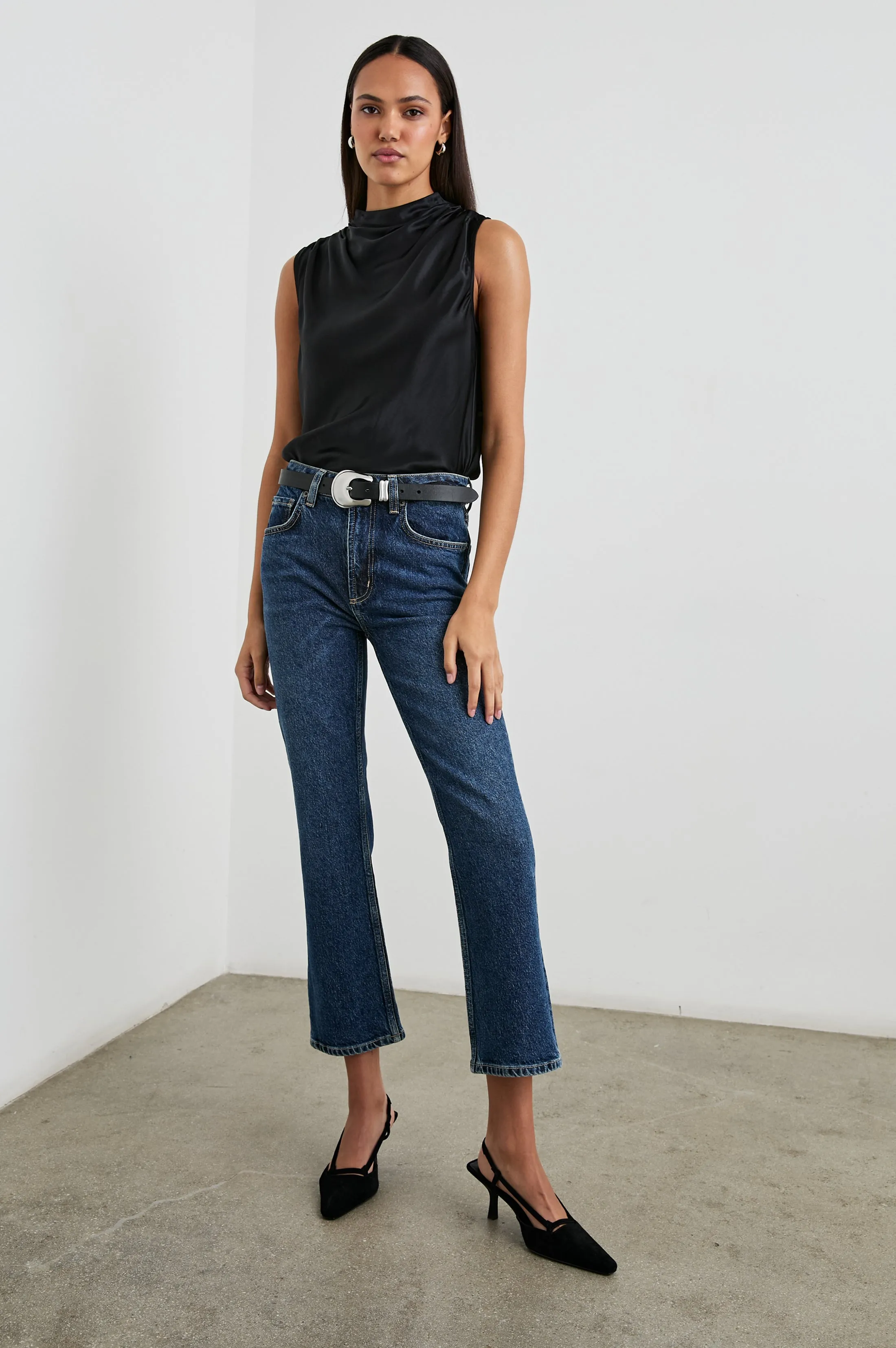 KALEEN TOP - BLACK
