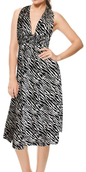 LA LEELA Women's Beach Kaftan Dress Cover Up for Swimwear US 8-16W Black_B297