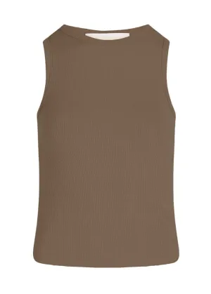 La Rouge Lisa Singlet Top - Brown