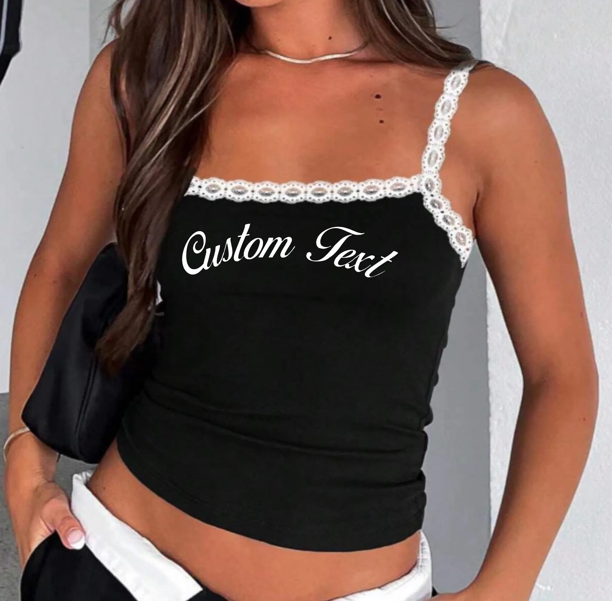 Lace Trim Tank